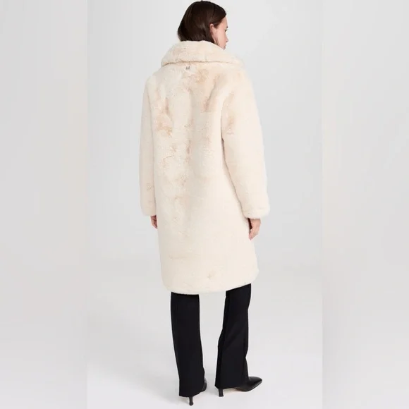 Apparis Steffi Faux Fur Long Coat - Women - Picture 2 of 16